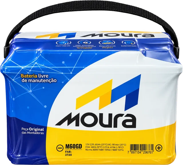 Bateria automotiva Moura M60GD